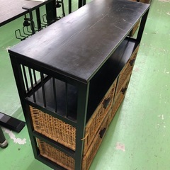 【ドリーム川西店御来店限定】☆ジモティー見たよ♪割引☆  ラタンチェスト  クリーニング済み 【99560000033305】の画像