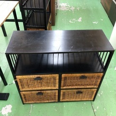 【ドリーム川西店御来店限定】☆ジモティー見たよ♪割引☆  ラタンチェスト  クリーニング済み 【99560000033305】の画像