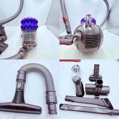 【‼️吸引力抜群✨】ダイソン Dyson DC63 キャニスター掃除機✨多機能ツール付✨簡易清掃済み・動作確認済✨の画像