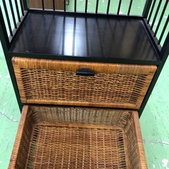 【ドリーム川西店御来店限定】☆ジモティー見たよ♪割引☆  収納付きラック  クリーニング済み 【99560000033296】の画像