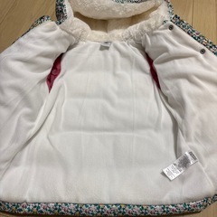 プチバトー　木の実柄ダウン　24m/86cmの画像