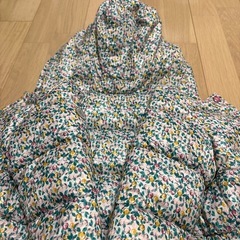 プチバトー　木の実柄ダウン　24m/86cmの画像