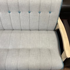 🩵シンプル🤍2Pソファ シンプル 生活 ナチュラル No.2666 NHの画像