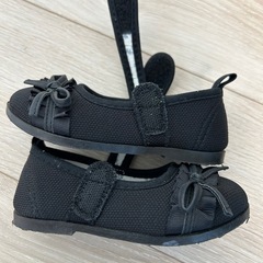 バースデイ　フォーマル　靴　15cm 黒　女の子の画像