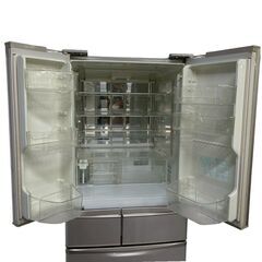 【ファミリー向け大容量440L☆】SHARP シャープ ノンフロン冷凍冷蔵庫 SJ-XF44T-S 2011年製◇プラズマクラスター搭載の画像