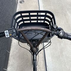 電動アシスト自転車 バッテリー×3個 Panasonic 20インチ 黒 充電器付の画像
