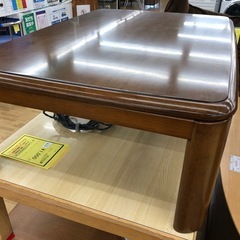【ドリーム川西店御来店限定】☆ジモティー見たよ♪割引☆  こたつテーブル  クリーニング済み 【99560000034828】の画像