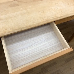 【ドリーム川西店御来店限定】☆ジモティー見たよ♪割引☆  引き出し付きダイニングテーブル  クリーニング済み 【99560000035436】の画像