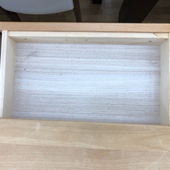 【ドリーム川西店御来店限定】☆ジモティー見たよ♪割引☆  引き出し付きダイニングテーブル  クリーニング済み 【99560000035436】の画像