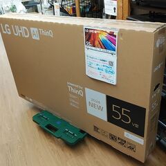 3か月間保証☆配達有り！展示品 60000円(税込）LG 液晶テレビ 55UT8000PJB 55V型 4Kチューナー内蔵/スマートテレビの画像