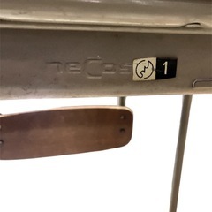 レトロ necos ネコス 学校机 椅子セット 当時物 の画像