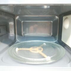 3か月間保証☆配達有り！6000円(税込）アイリスオーヤマ 電子レンジ ターンテーブル 2023年製 ブラックの画像