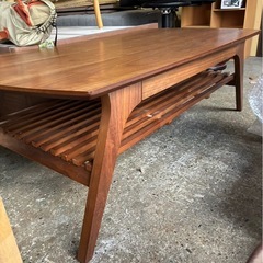 座卓　テーブル　収納付き の画像