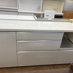 【ジャングル深井店】★レンジボード ホワイト キッチン家具 家具 簡易クリーニング済 堺市（中区 堺区 東区 西区 南区 北区）和泉市 河内長野市 富田林市 松原市 狭山市 深井 【FU2902】の画像
