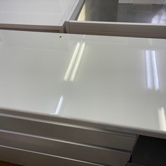 【ジャングル深井店】★レンジボード ホワイト キッチン家具 家具 簡易クリーニング済 堺市（中区 堺区 東区 西区 南区 北区）和泉市 河内長野市 富田林市 松原市 狭山市 深井 【FU2902】の画像