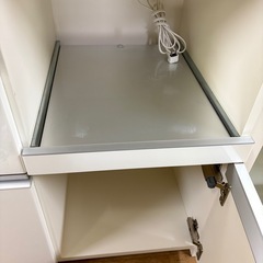 【ジャングル深井店】★レンジボード ホワイト キッチン家具 家具 簡易クリーニング済 堺市（中区 堺区 東区 西区 南区 北区）和泉市 河内長野市 富田林市 松原市 狭山市 深井 【FU2902】の画像