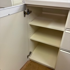 【ジャングル深井店】★レンジボード ホワイト キッチン家具 家具 簡易クリーニング済 堺市（中区 堺区 東区 西区 南区 北区）和泉市 河内長野市 富田林市 松原市 狭山市 深井 【FU2902】の画像