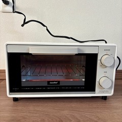 ' オーブントースター 2枚焼き トースト 
 焼き網 トレー 付き 温度調節 タイマー付き 使いやすい 食パン焼き 魚の塩焼き グラタン クッキー作り 幅広いオーブン焼きレシピ対応 高火力 上下ヒーター CF-BD082 アルミ受け皿無しの画像