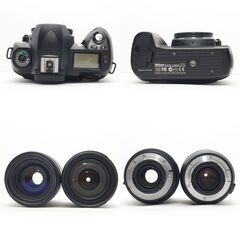 【全国送料無料】 Nikon D70✨望遠 ダブルレンズセット ズームセット✨ 届いたらすぐに使えます✨ ニコンの画像