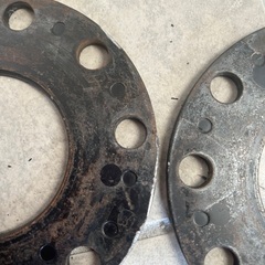 JDM 高品質 ホイールスペーサー 2枚ホンダ車用中古ハブ径64 4穴／5穴5mmの画像