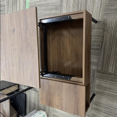 天板昇降式ローテーブル　ウォールナットの画像