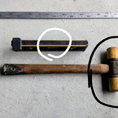 🍓 手道具：１０品セット／定規(指金)／水平器／ノコギリ🪚／ハンマー 🛠️                の画像