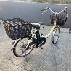 YAMAHA SION PAS電動アシスト自転車20インチ12.3Ah充電器付きの画像