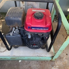 工進 エンジンポンプ KM-50 ガソリン リコイルスターター 三菱 GT400 4馬力 現状渡しの画像