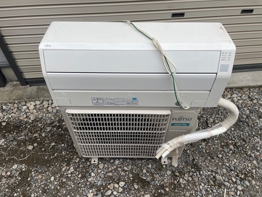 【関東】FUJITSUルームエアコン 2018年 100v AS-C22H-W