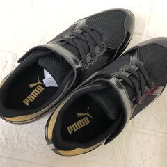 PUMA プーマ スピードモンスター V3 ブラック/ゴールド 22.5cmの画像