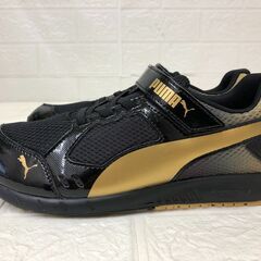PUMA プーマ スピードモンスター V3 ブラック/ゴールド 22.5cmの画像