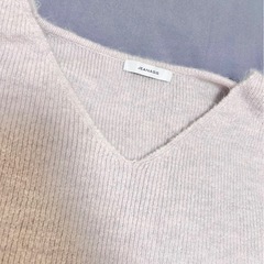 ジーナシス レディースニット フリーサイズ Vネックの画像