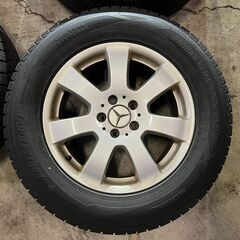 美品バリ山■ベンツML 350 ダンロップ ウインターマックス SJ8 235/55R17の画像