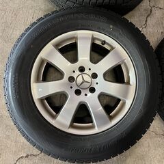 美品バリ山■ベンツML 350 ダンロップ ウインターマックス SJ8 235/55R17の画像