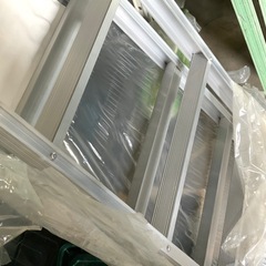 【新品未使用】 ハセガワ アルミ兼用脚立 RC-18  1.7メーター ハシゴ3.56Mの画像