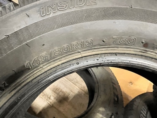 145/80R13ブリヂストン  VRX2 2022年製 スタッドレスタイヤ 冬タイヤ 