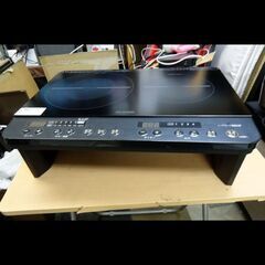 札幌★アイリスオーヤマ◆2口IHコンロ◆台/脚付き◆IHK-W13S-B◆2020年の画像