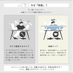 【引き取り限定】ダイニングテーブル 大理石調 グレー 椅子なしの画像