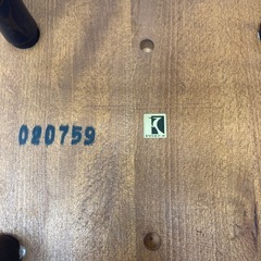 中古　飛騨産業　キツツキマーク　木製　スツール　アンティークの画像