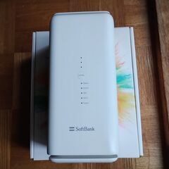 SoftBank Airターミナル5 5G対応Wi-Fi  (未使用未開封のLANケーブル付き）の画像