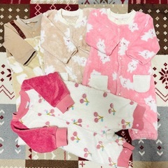 【決まりました(*ᴗ͈ˬᴗ͈)ꕤ*.ﾟ】70cm  長袖 肌着 ロンパース カバーオール スノーウェア まとめ売りの画像