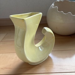 モダン陶器 花器 4点セット 美杉焼含む フラワーベース オブジェ インテリア アート陶芸 の画像