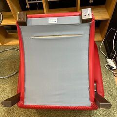 【リサイクルストアスターズ城西店】 【中古品】一人掛けソファ　赤の画像