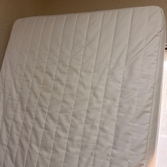 【※直接引渡し】無印良品 高密度ポケットコイルマットレス（シングル/脚付）の画像