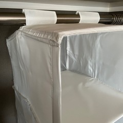 IKEA SKUBB 吊り下げ収納 6段 ホワイト 35×45×125cmの画像