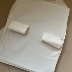 IKEA SKUBB 吊り下げ収納 6段 ホワイト 35×45×125cmの画像