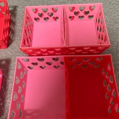 ハートと星のプラケース8個セットの画像