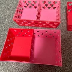 ハートと星のプラケース8個セットの画像