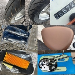 ⭐️ビーノ低燃費FIモデル❗️バッテリー・シート・ミラー・プラグなど新品交換で快調⭐️50cc原付スクーター⭐️の画像