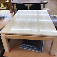 【ドリーム川西店御来店限定】☆ジモティー見たよ♪割引☆ ミツビシ 家具調こたつ  クリーニング済み 【99560000035249】の画像